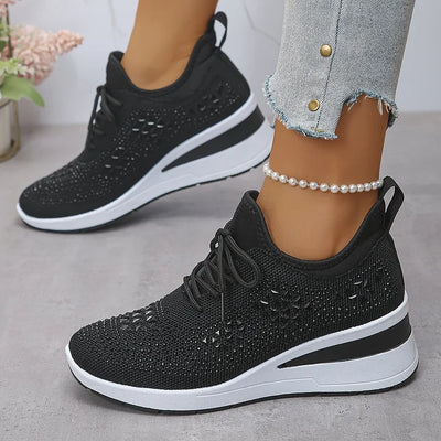 Clara | Baskets orthopédiques avec strass scintillants