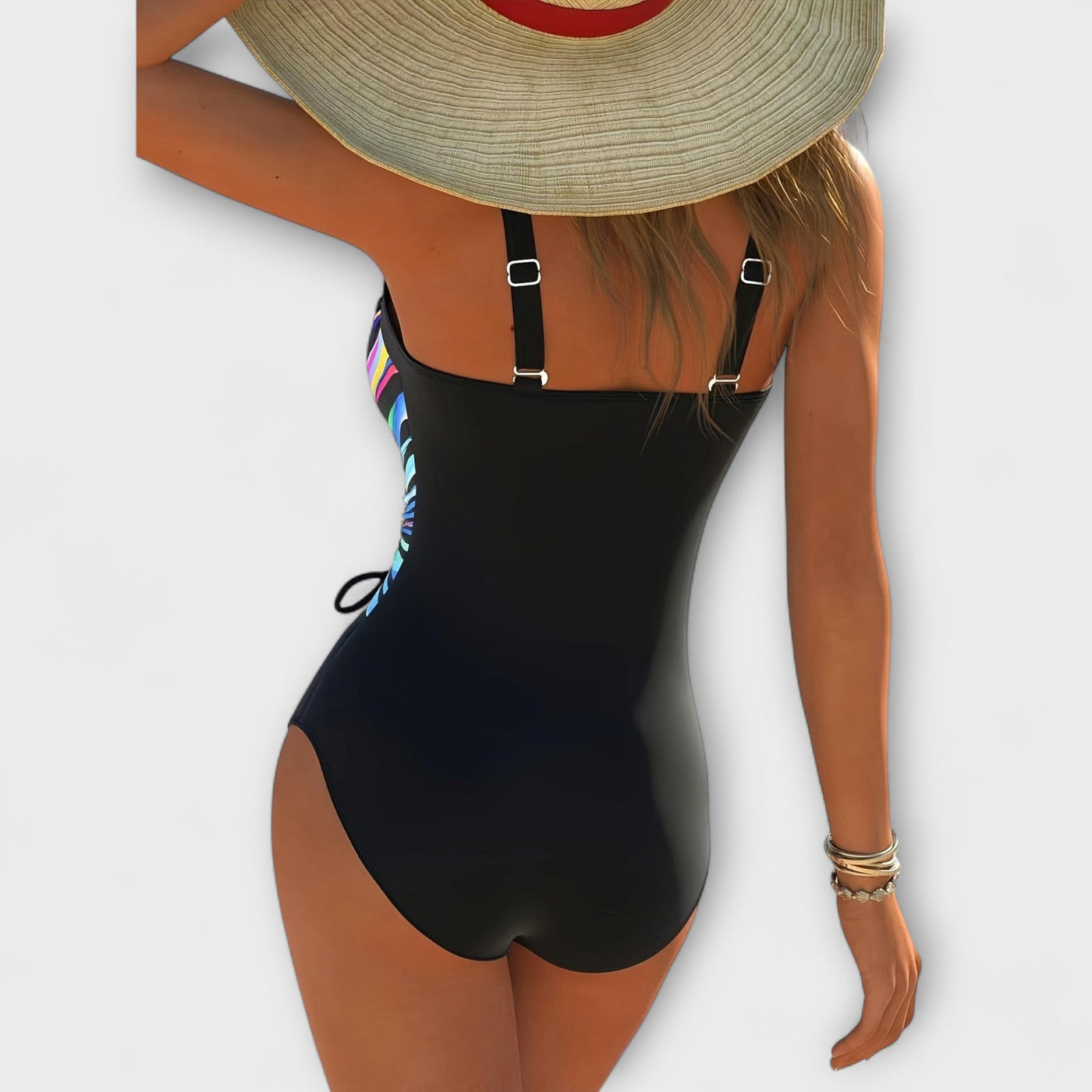 Clara | Maillot de bain élégant et extensible avec détail croisé sur le devant
