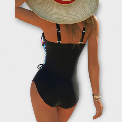 Clara | Maillot de bain élégant et extensible avec détail croisé sur le devant
