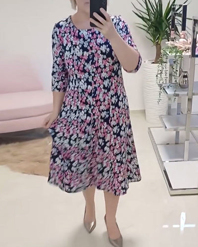 Robe Décontractée Imprimé Fleuri