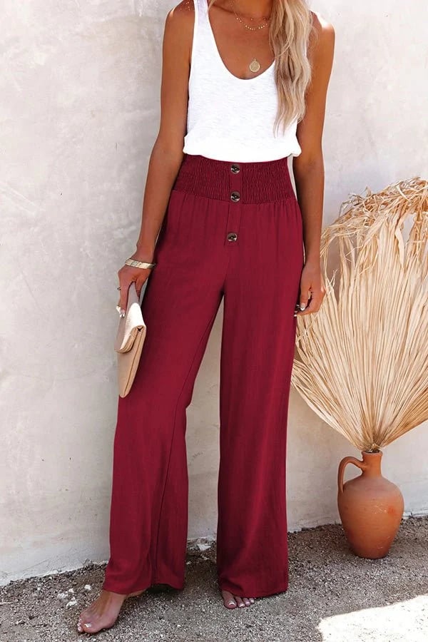 Riana™ | Pantalons Relaxed Taille Haute