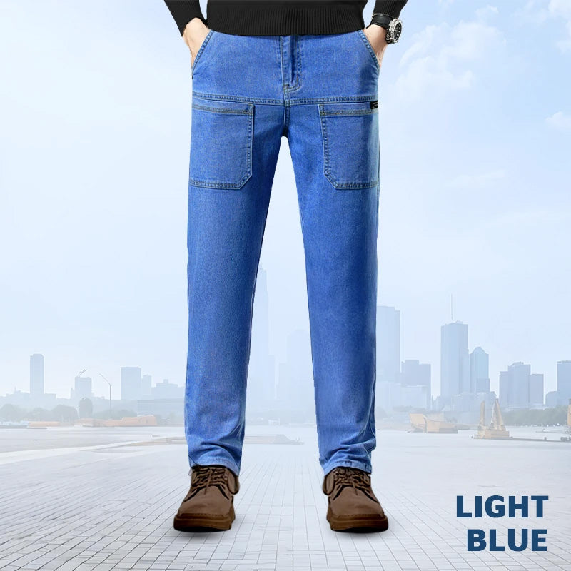Confortables Poches Multiples Durable Cargo Jeans