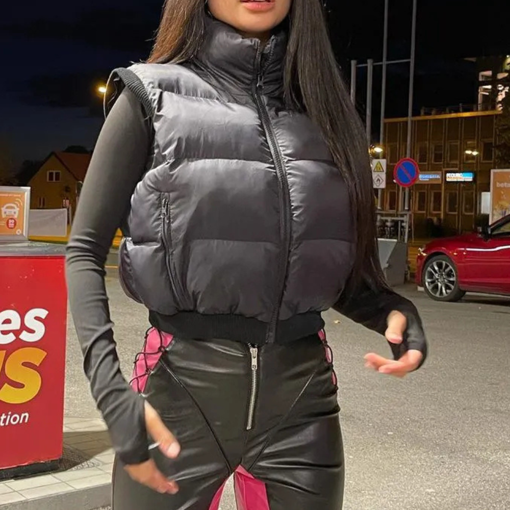 AYLEEN - Gilet Rembourré Décontracté pour Femmes