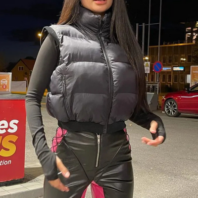 AYLEEN - Gilet Rembourré Décontracté pour Femmes