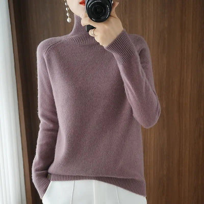 Marlene™ - Pull décontracté ample avec col montant