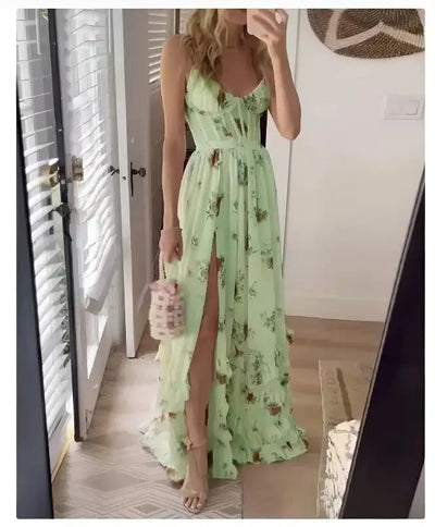 Zaria™ | Robe Fendue Fleurie