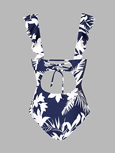 Maillot de Bain Femme Gainant – Décolleté en V et Design Froncé