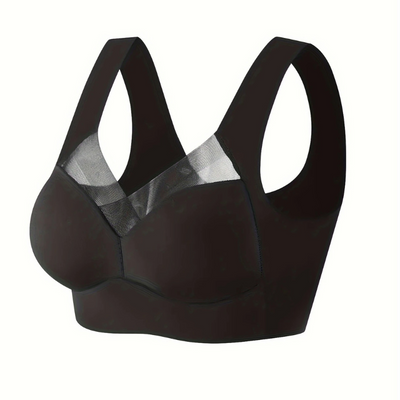 Soutien-gorge push-up femme – Sans couture – Maintien total – Bretelles larges respirantes