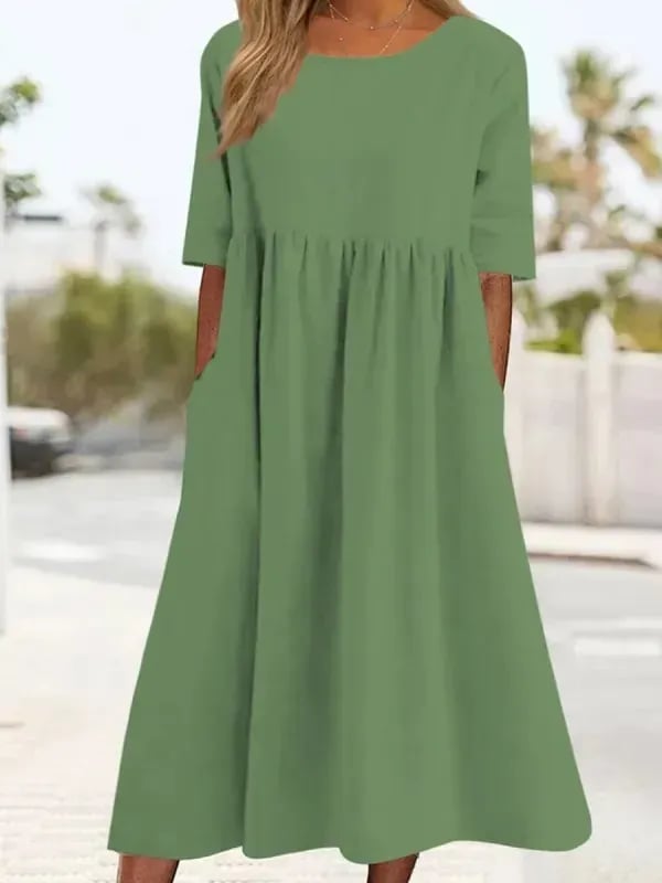 Rose - Robe D'Été Légère Et Respirante Pour Les Jours Chauds