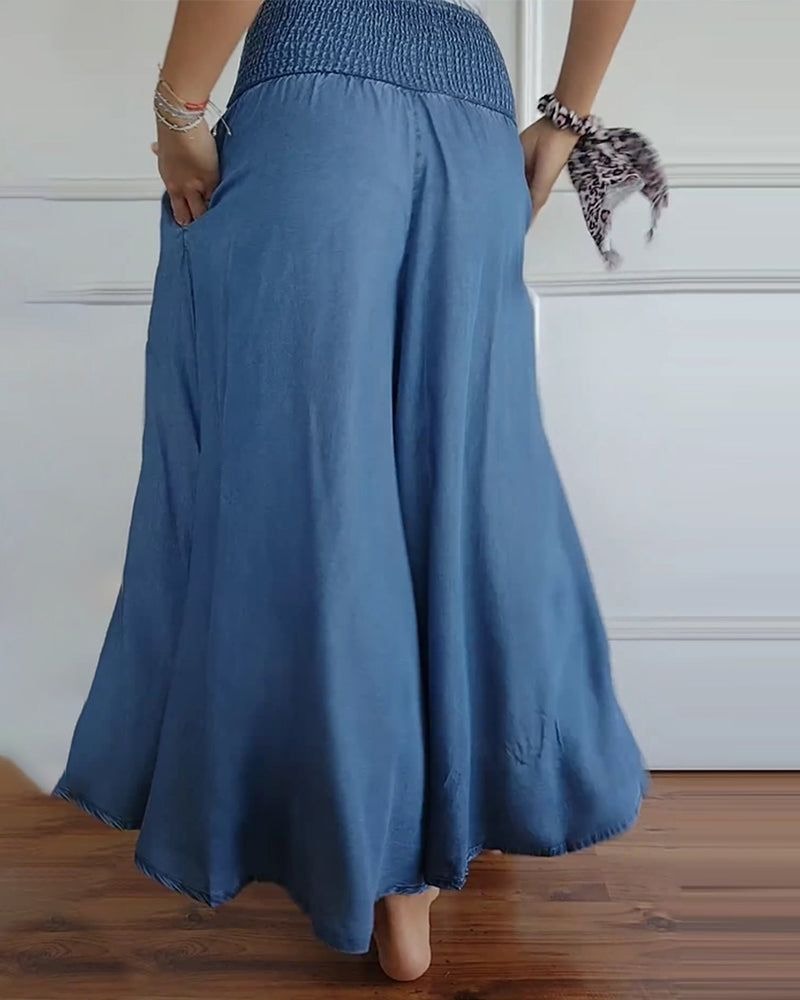 Pantalon confortable avec taille élastique