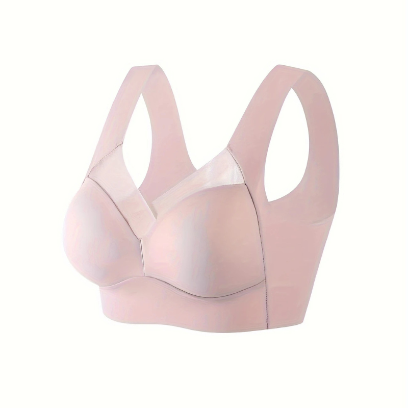 Soutien-gorge push-up femme – Sans couture – Maintien total – Bretelles larges respirantes