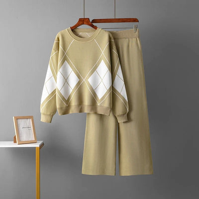 Stella™ - Ensemble de pull chaud en tricot à deux pièces