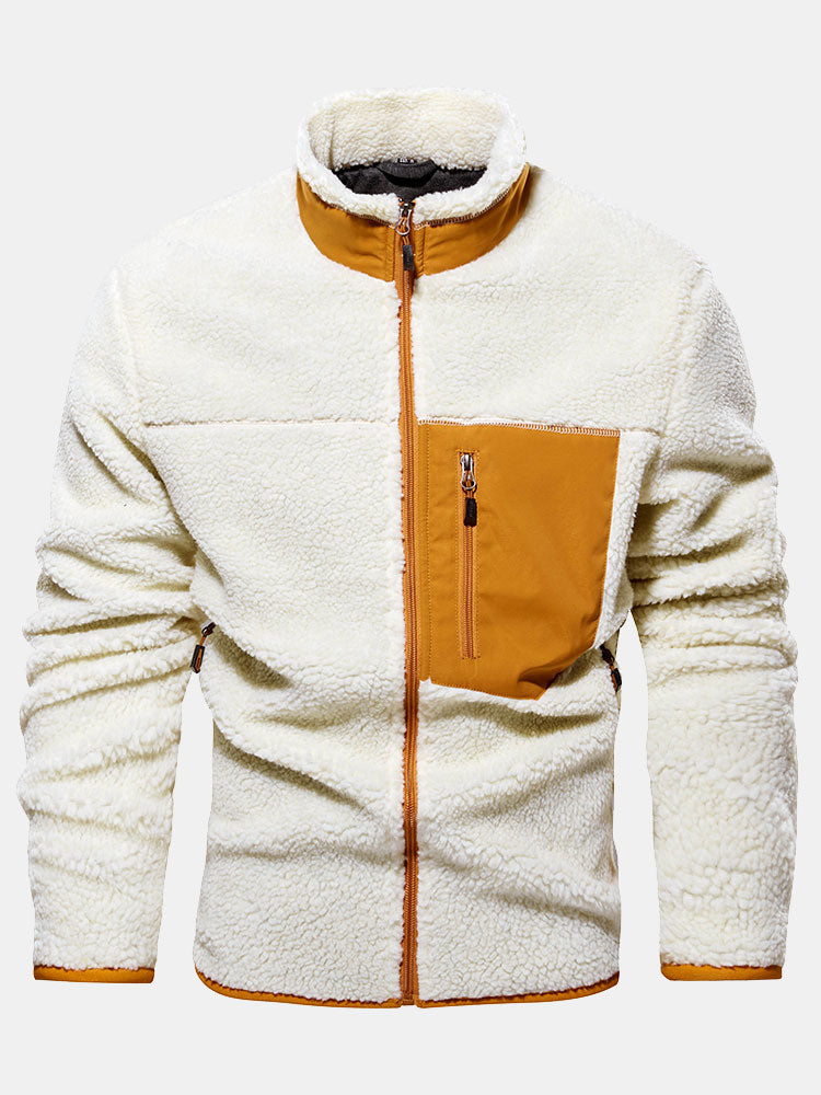 Veste en fausse fourrure Teddy zippée CRERI