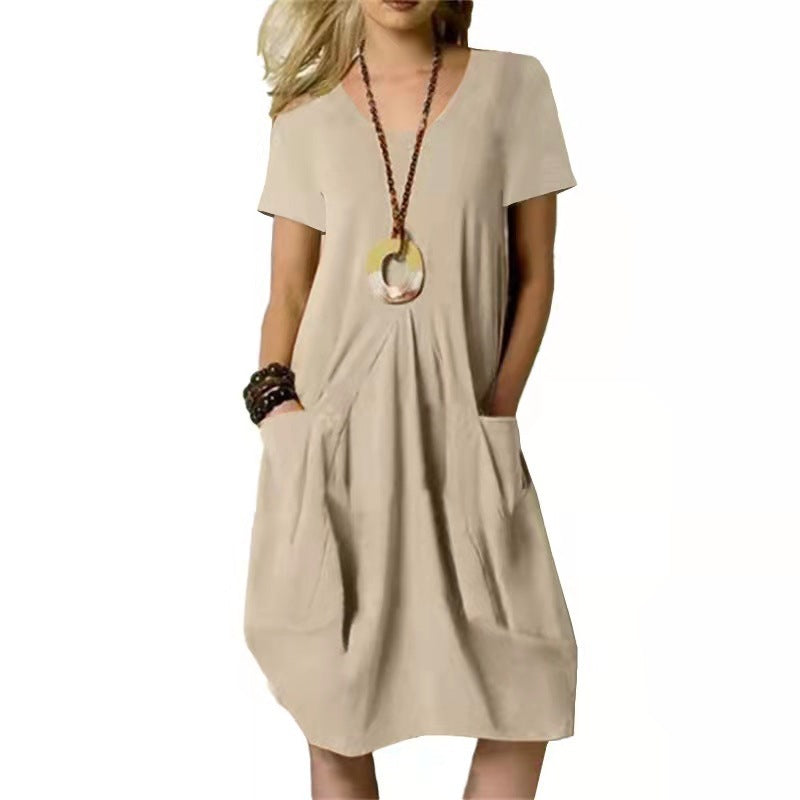 Anjie | Robe d'été Simple pour femme | Mini