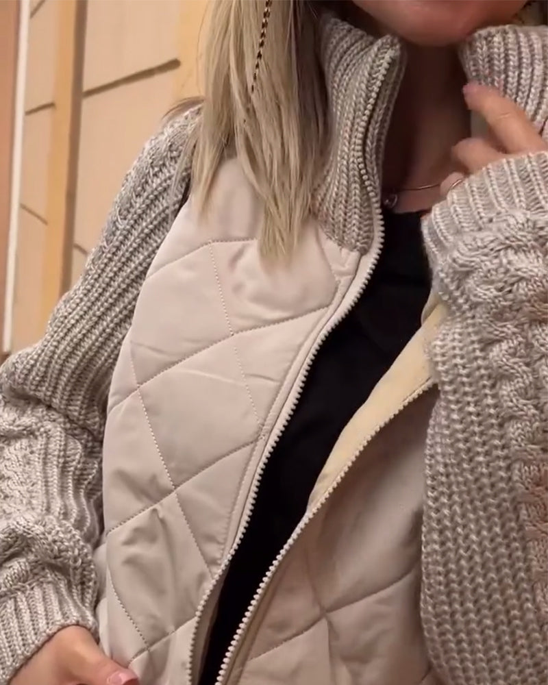 Harper™ - Manteau chaud et élégant avec fermeture éclair
