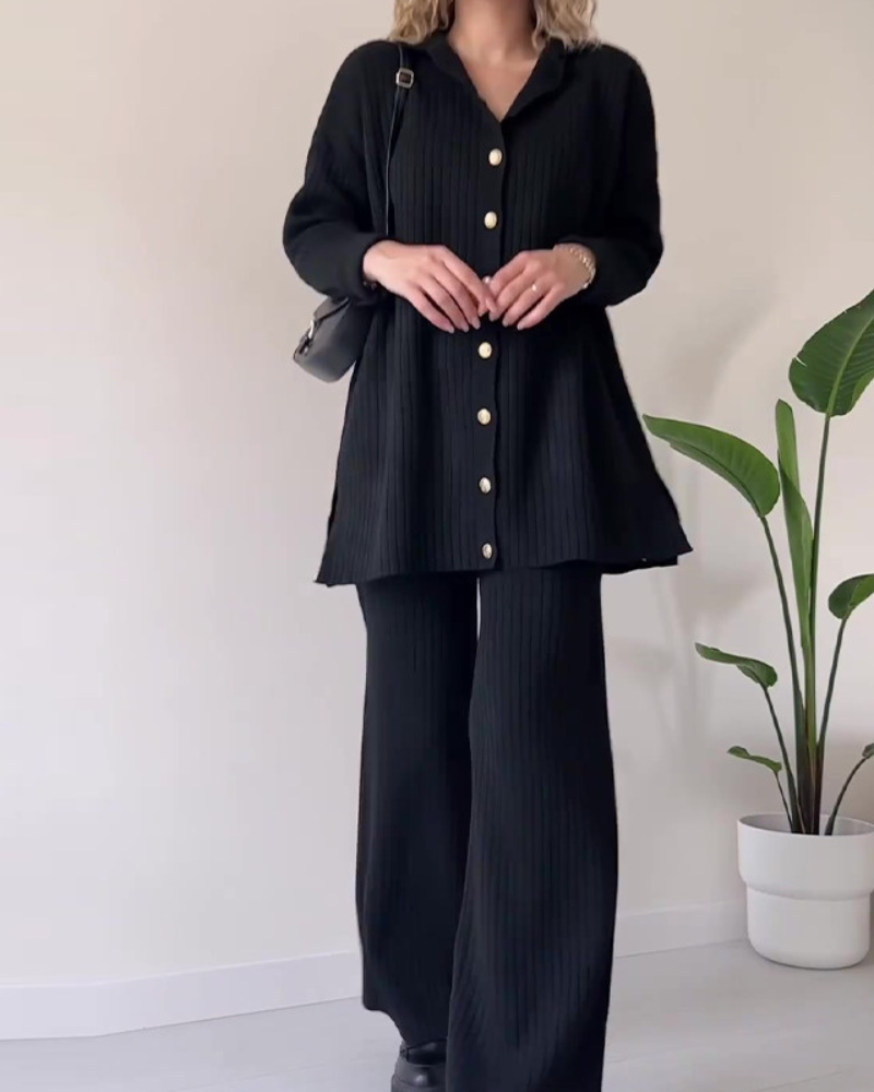 MERINA - ENSEMBLE TRICOTÉ DÉCONTRACTÉ 2 PIÈCES
