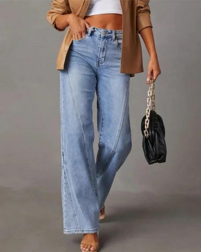 BANIA - JEANS À JAMBE LARGE