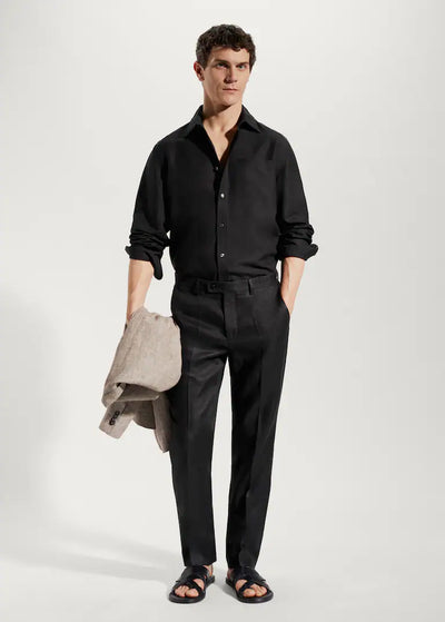 Raleigh | Chemise en Coton-Lin pour Hommes – Aérée, Classique & Confortable