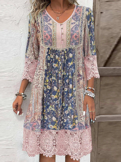 Kirsten | Robe à motifs de luxe pour femmes