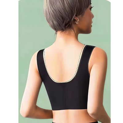 Soutien-gorge push-up femme – Sans couture – Maintien total – Bretelles larges respirantes