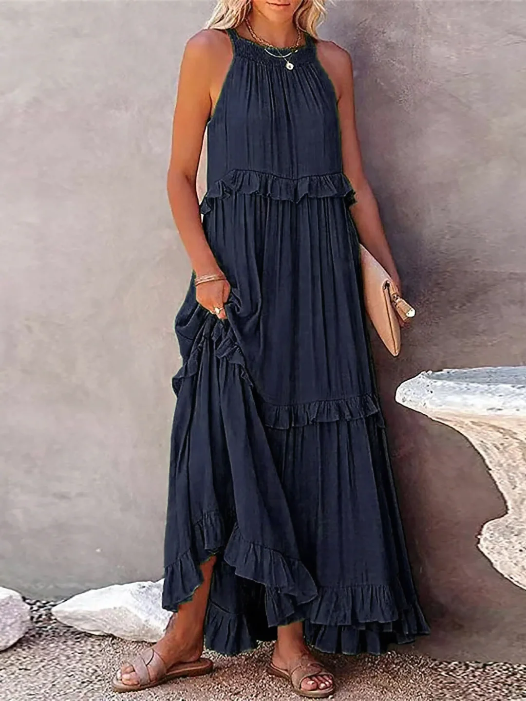 Morgane™ Robe longue brise d'été