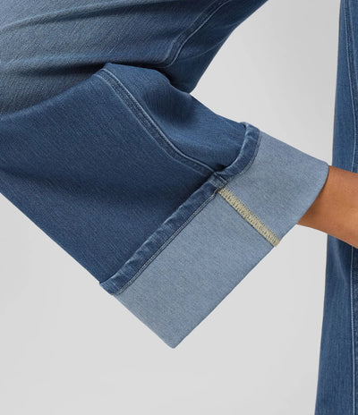 Louise™ | Jean Taille Haute à Revers