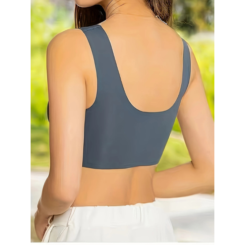 Soutien-gorge push-up femme – Sans couture – Maintien total – Bretelles larges respirantes