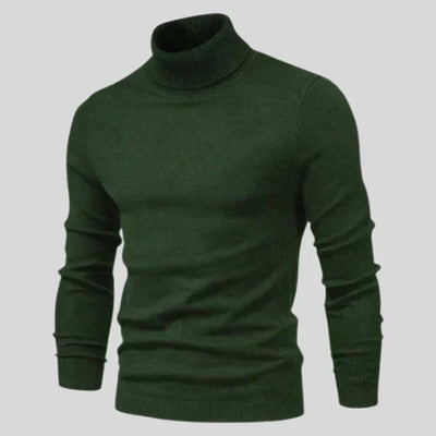 Gabriel | Pull à col roulé en tricot doux
