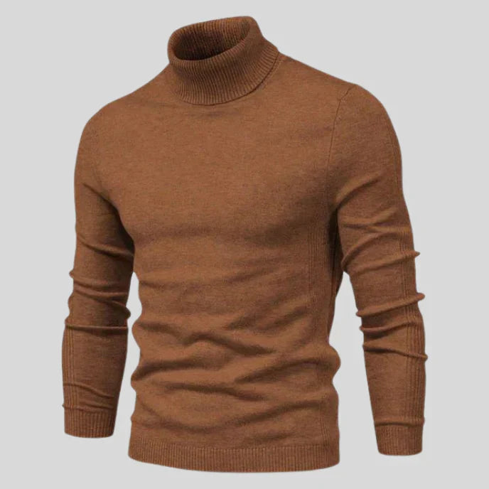 Gabriel | Pull à col roulé en tricot doux