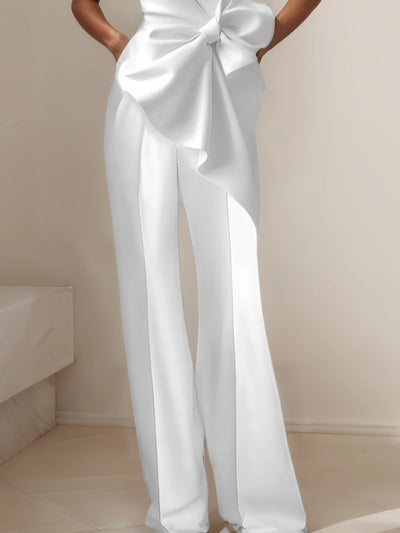 Combinaison avec nœud et jambes larges