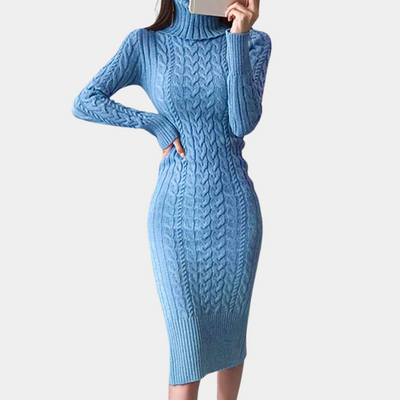 EMA - Robe Pull Tricotée Moderne pour Femmes