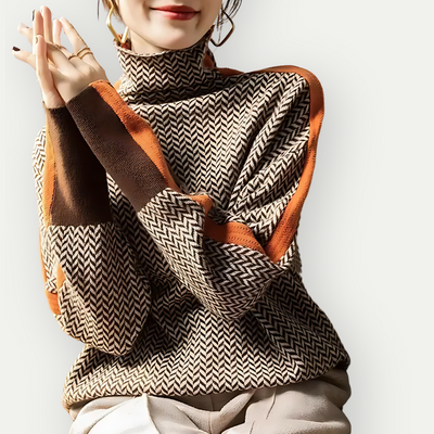 Jana™ - Pull à col roulé moderne et élégant