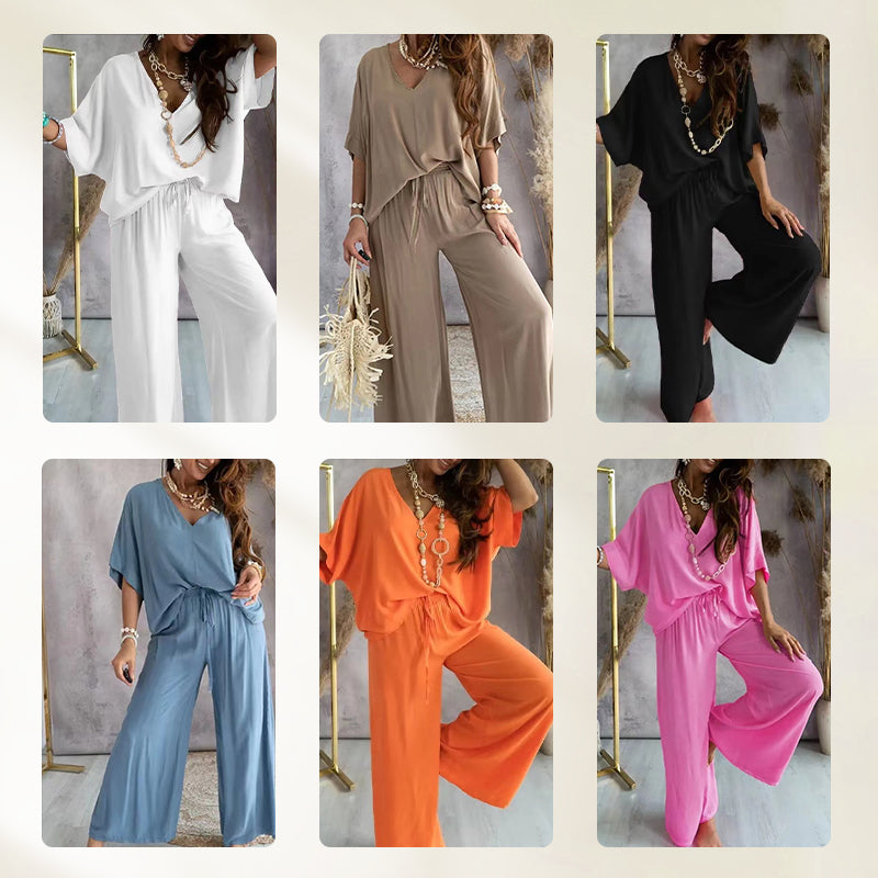 Crista| Costume décontracté pour femmes en couleur unie