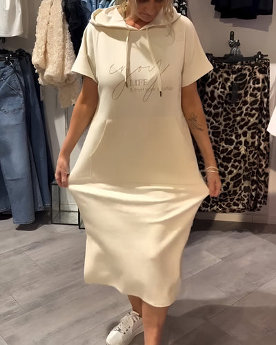 Saskia™ | Robe Décontractée à Capuche