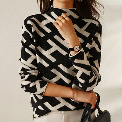 Mads™ | Elegant og Moderne Højhalset Sweater