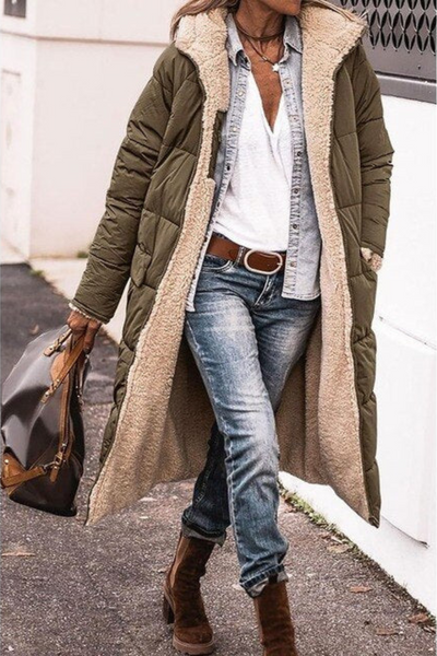 Angelika™ - Manteau réversible élégant pour femmes