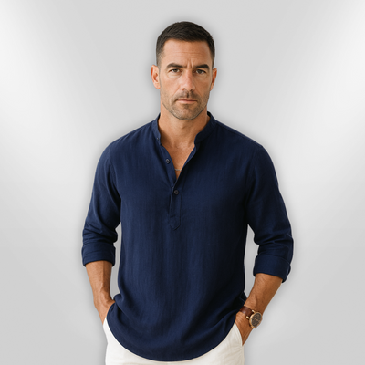 ADOLF | Polo en lin pour homme