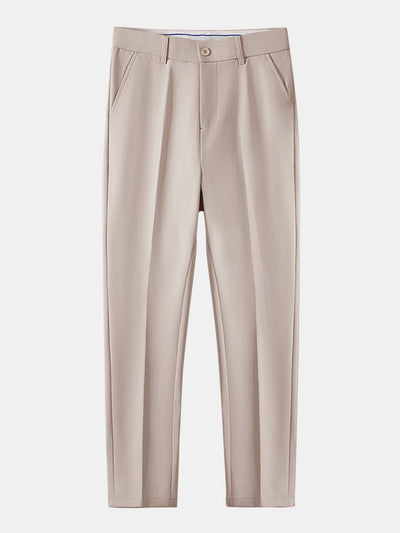 Pantalon Ajusté Fuselé en Tissu Léger