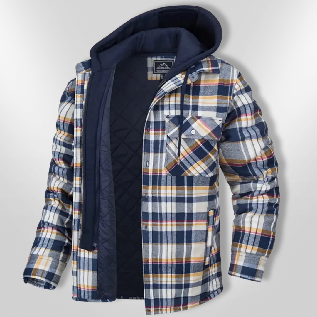 JOHN | Manteau à carreaux pour homme