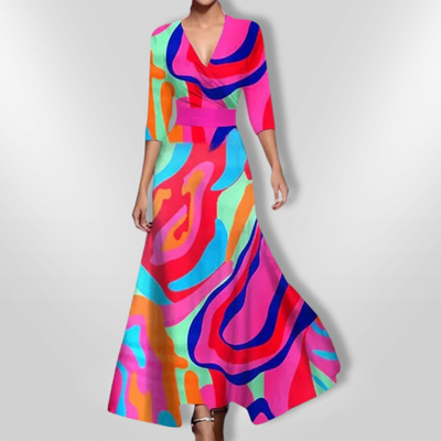 SUNSHINE | Robe longue faite à la main