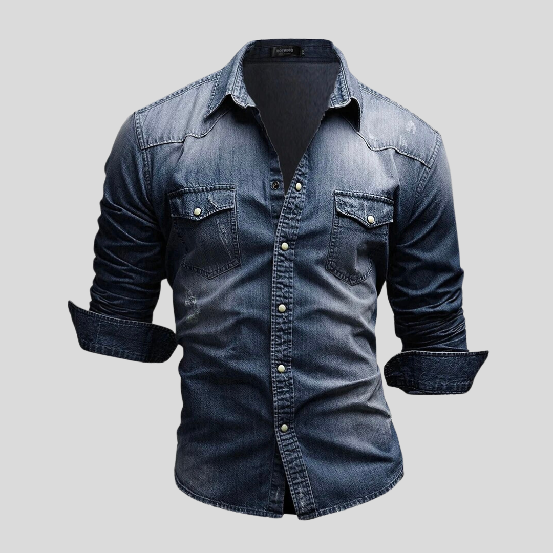 Lenoir™ - Chemise en denim moderne