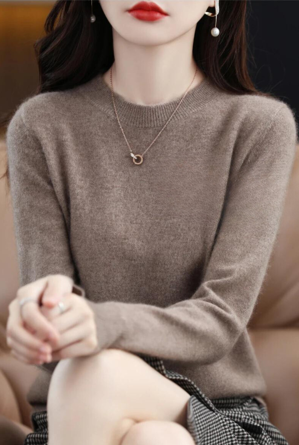 Hanna™ - Pull en cachemire tricoté confortable