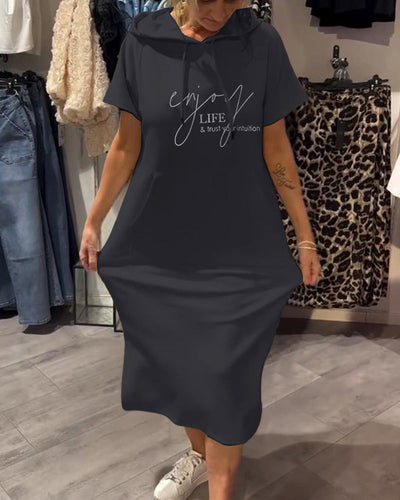 Saskia™ | Robe Décontractée à Capuche