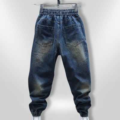 JESSE | Pantalon Baggy Denim avec Ceinture