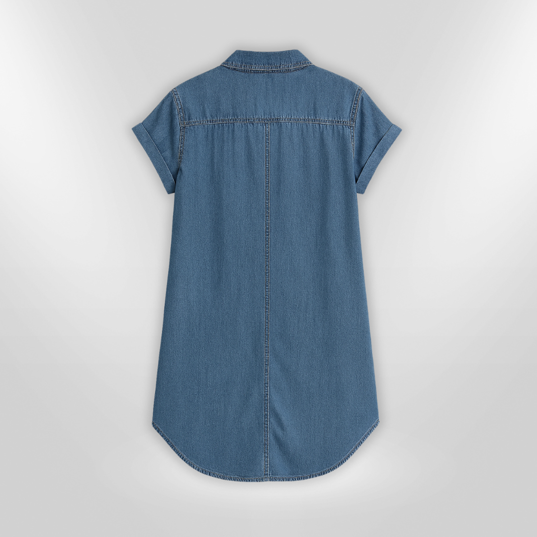 PAULINA | Robe en Denim d'Été