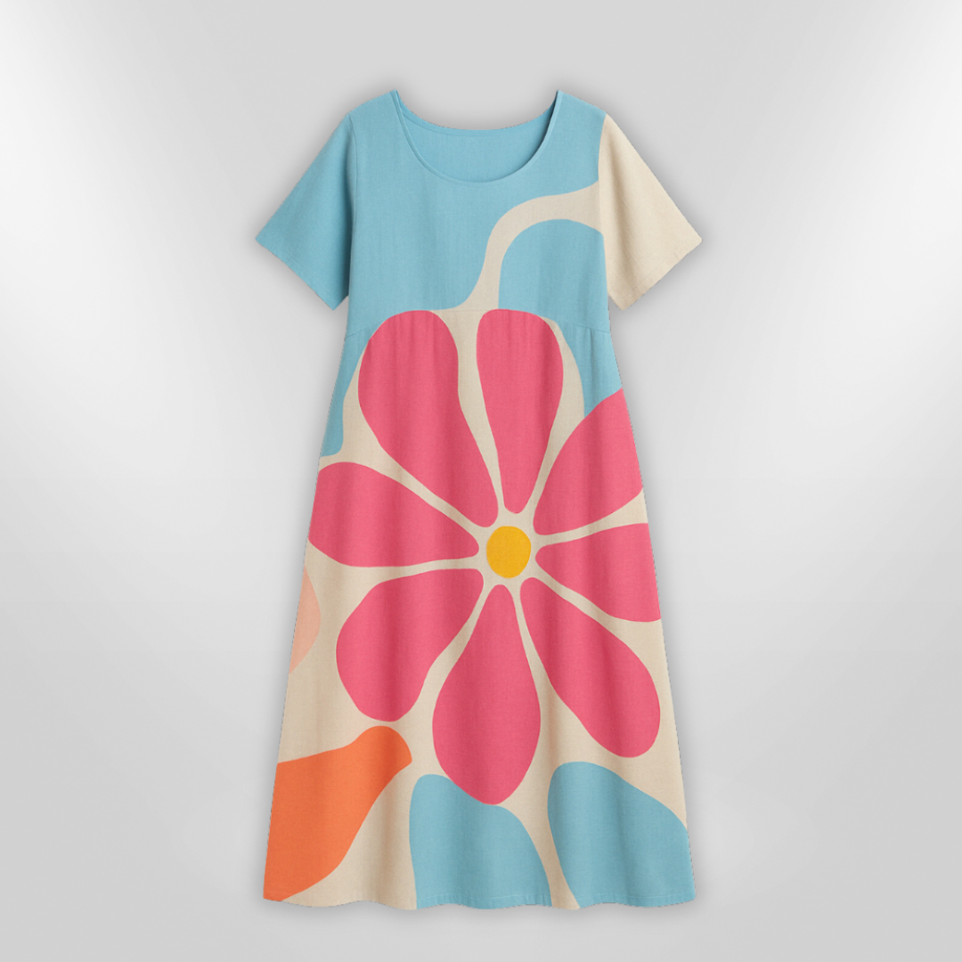 ZARA | robe à fleurs