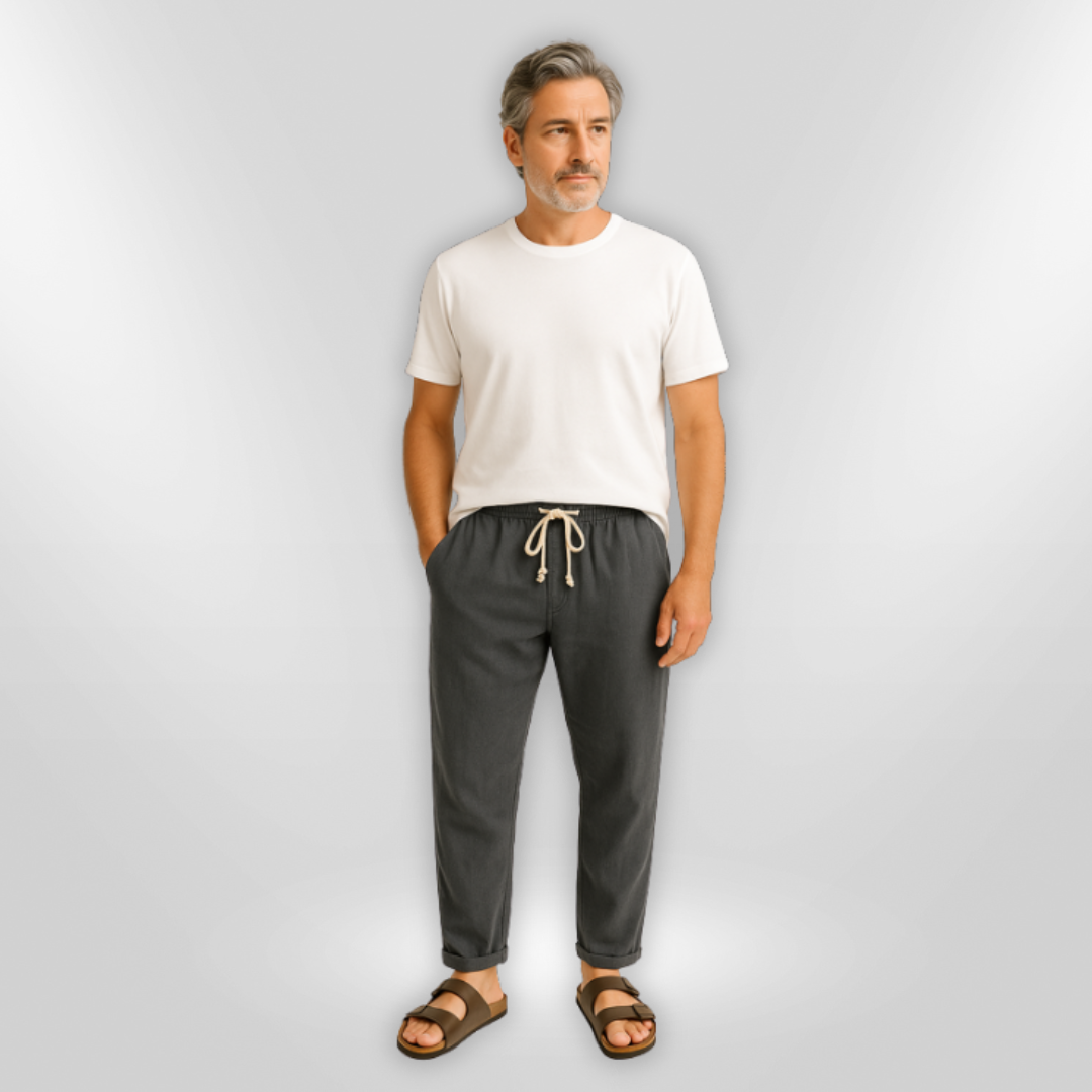 MASSIMO | Pantalon en lin
