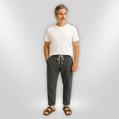 MASSIMO | Pantalon en lin