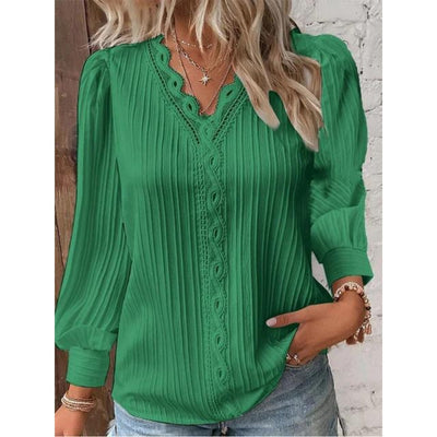 Luna™ | Élégante blouse à pintucks