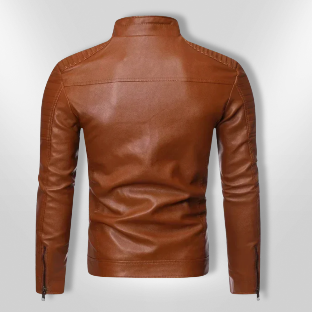 BERNULF | Veste en cuir vintage